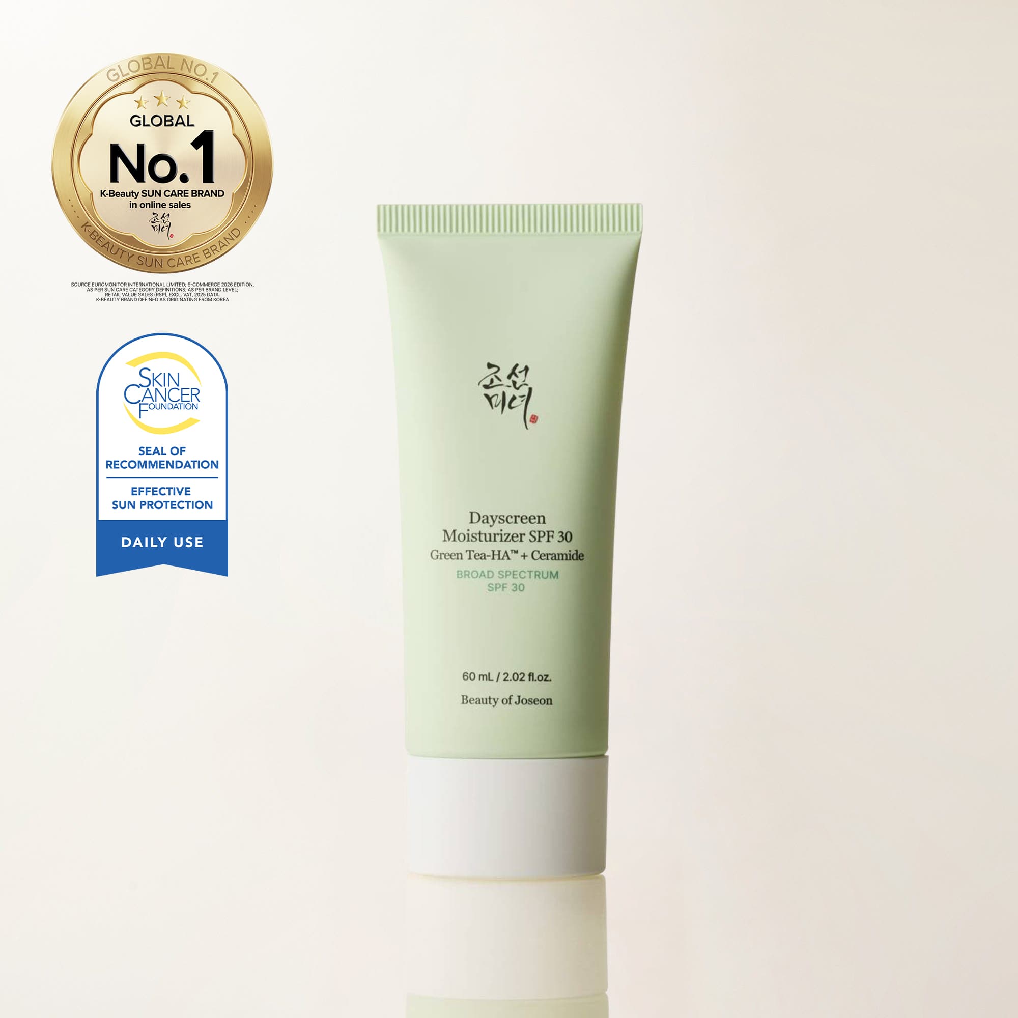 Beauty of Joseon Dayscreen Moisturizer SPF 30 — official product packaging