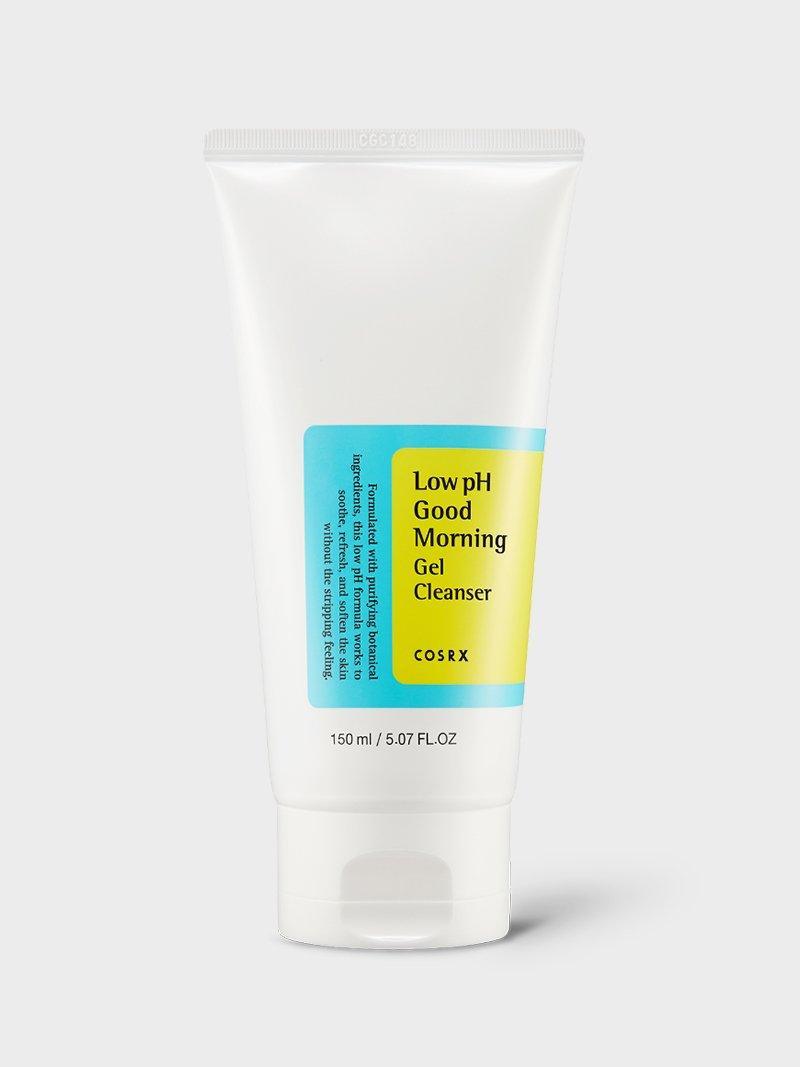 COSRX Low pH Good Morning Gel Cleanser — official product packaging