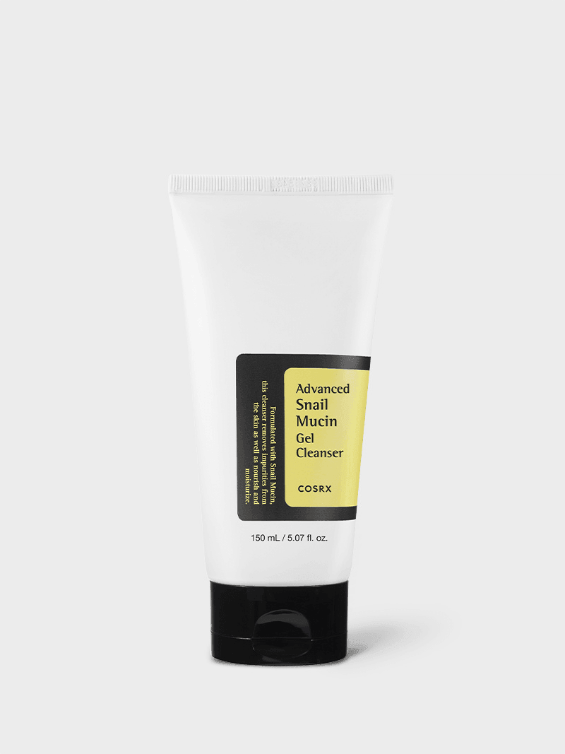 COSRX Advanced Snail Mucin Gel Cleanser — official product packaging