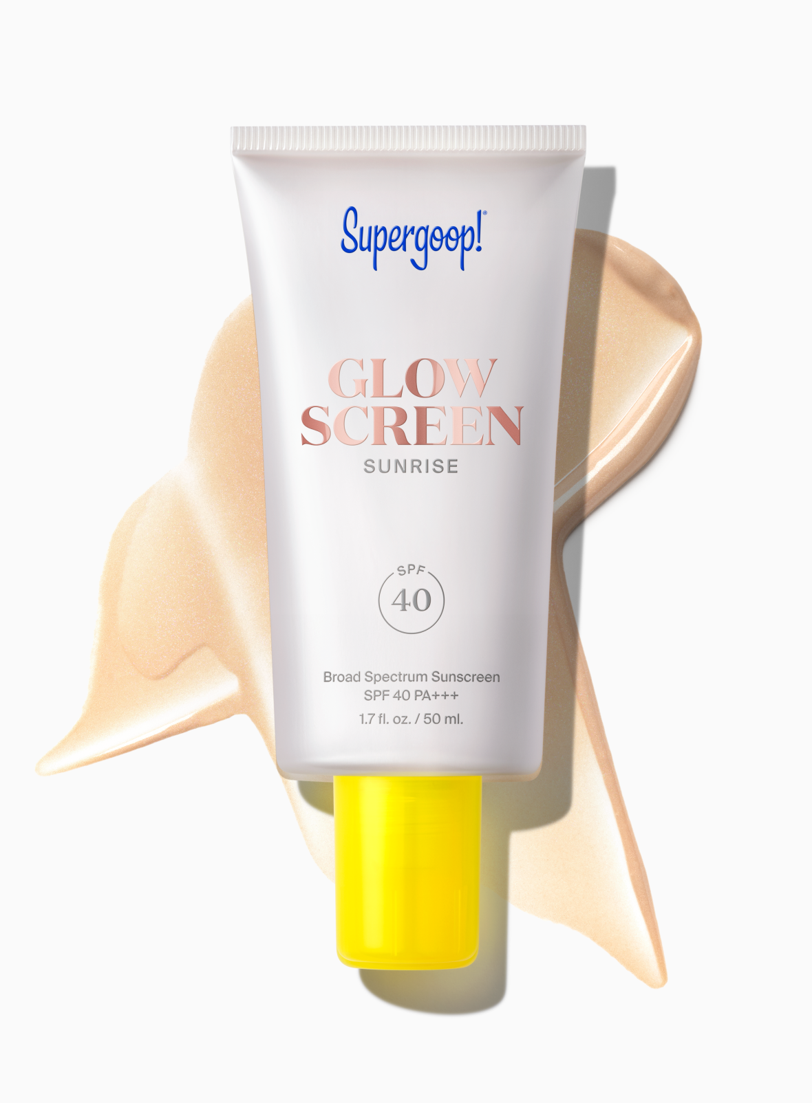 Supergoop! Glowscreen SPF 40 — official product packaging