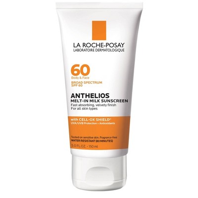 La Roche-Posay Anthelios Melt-In Milk Sunscreen SPF 60 — official product packaging