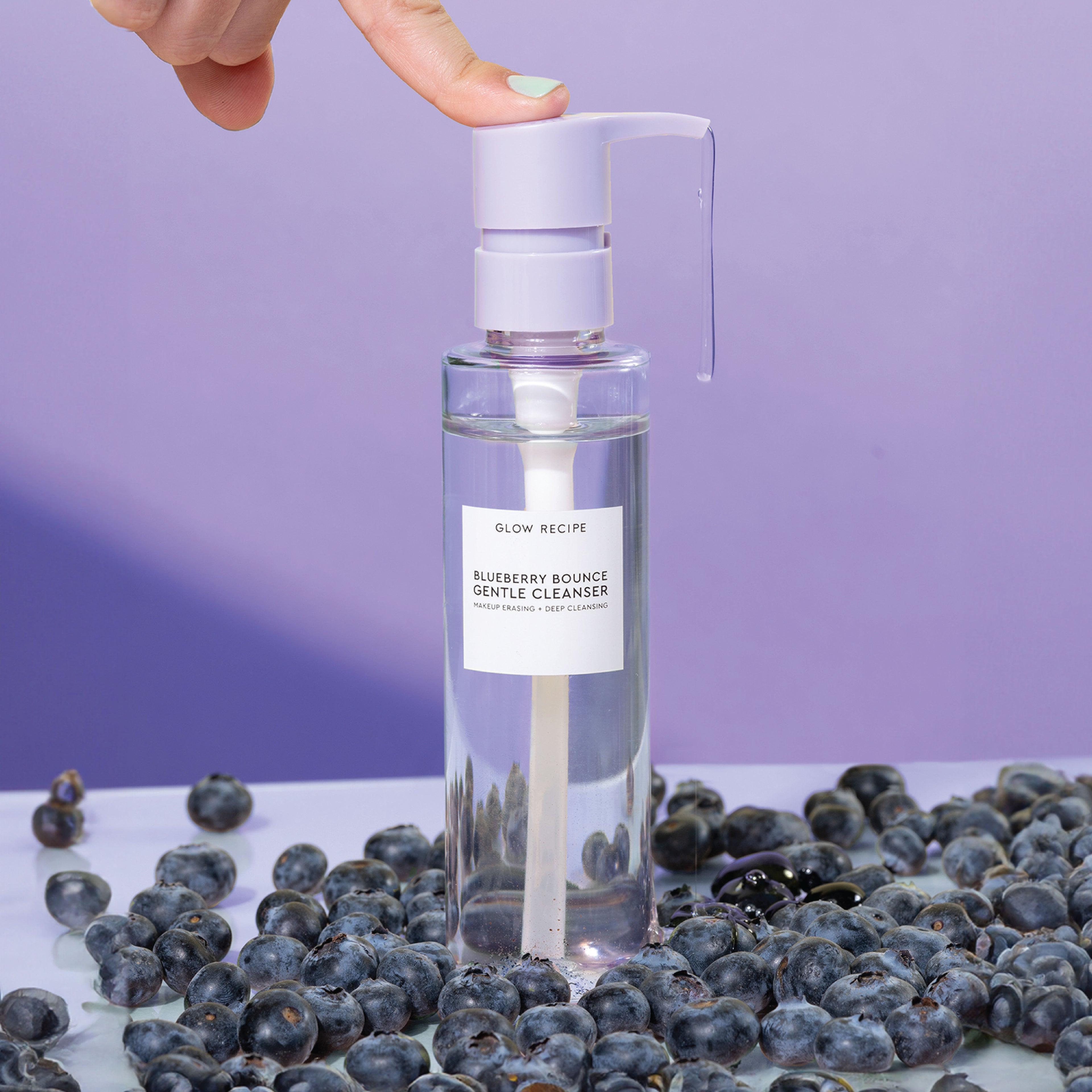 Glow Recipe Blueberry Bounce Gentle Cleanser — official product packaging