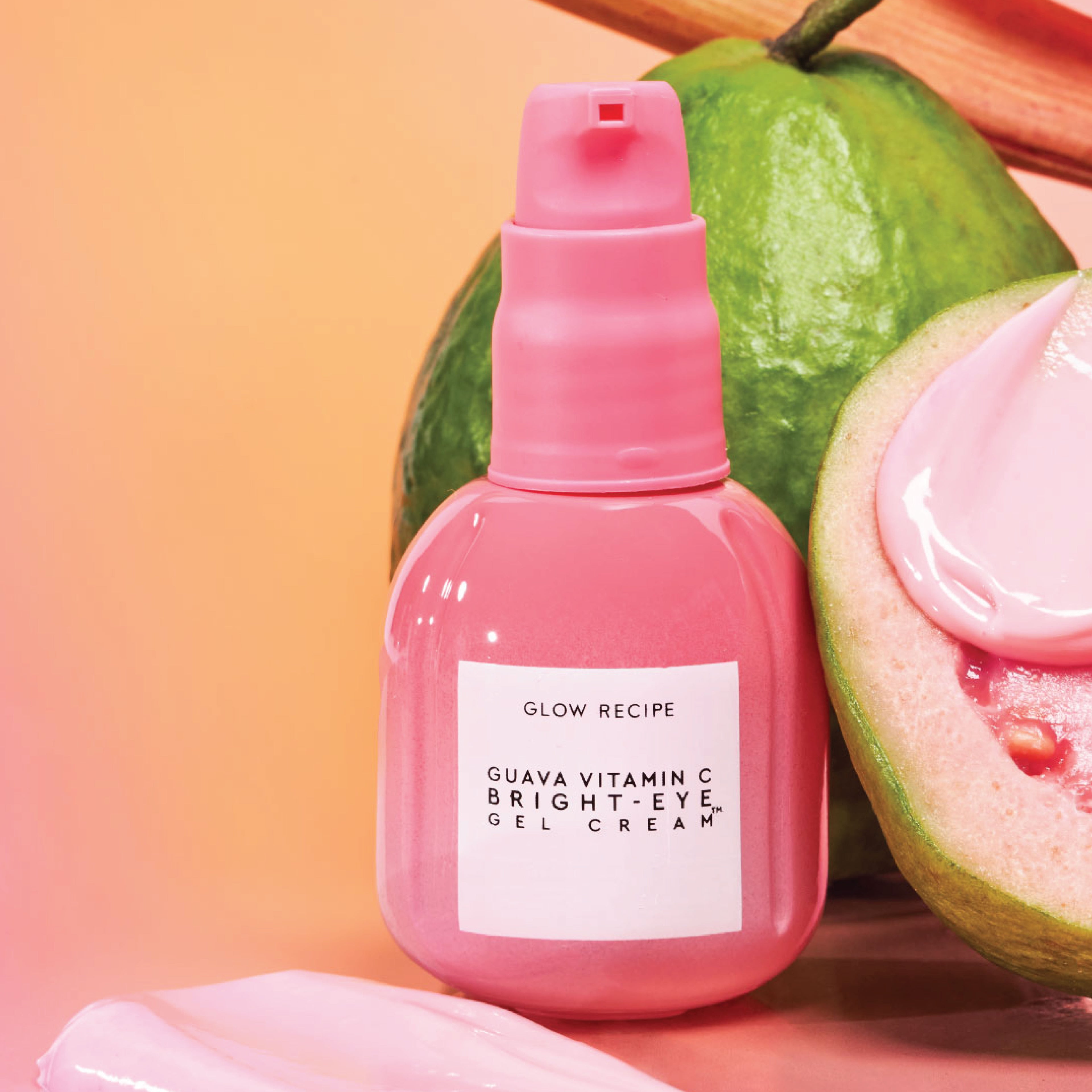 Glow Recipe Guava Vitamin C Bright-Eye Gel Cream — official product packaging