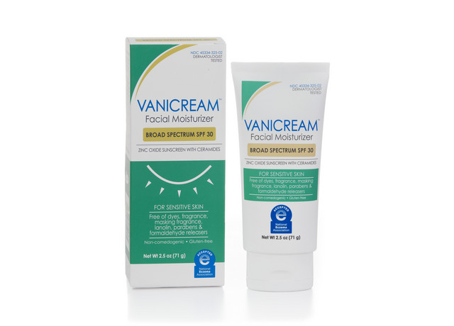 Vanicream Facial Moisturizer Broad Spectrum SPF 30 — official product packaging