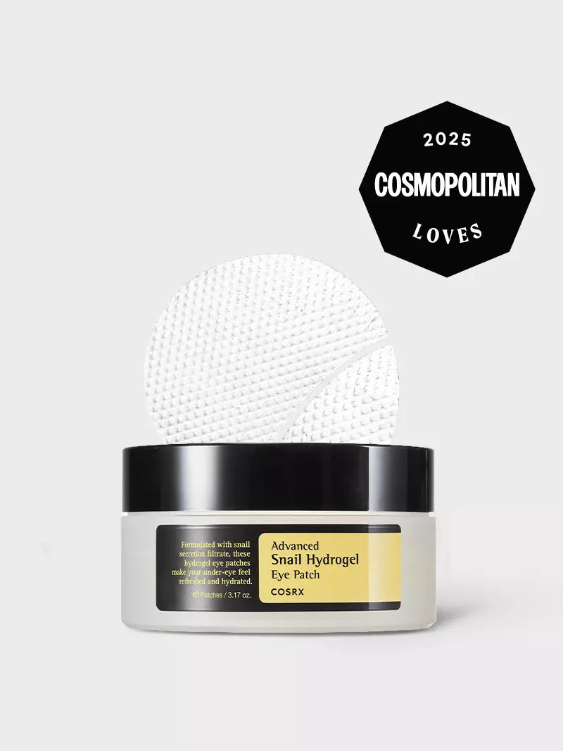 COSRX Advanced Snail Hydrogel Eye Patch — official product packaging